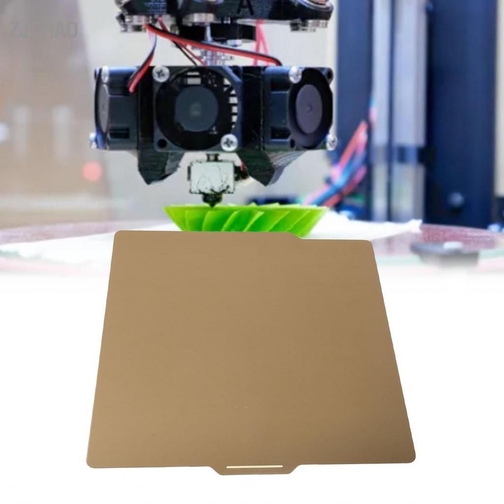 zjchao Denash Tấm PEI hai mặt Dễ dàng cài đặt Tấm xây dựng máy in 3D Frosted 257x257mm Độ linh hoạt 