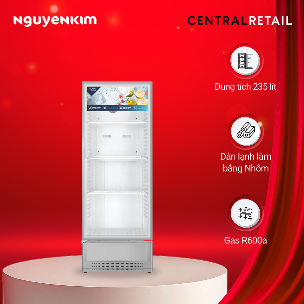 Tủ mát Aqua 235 lít AQS-AF340N .