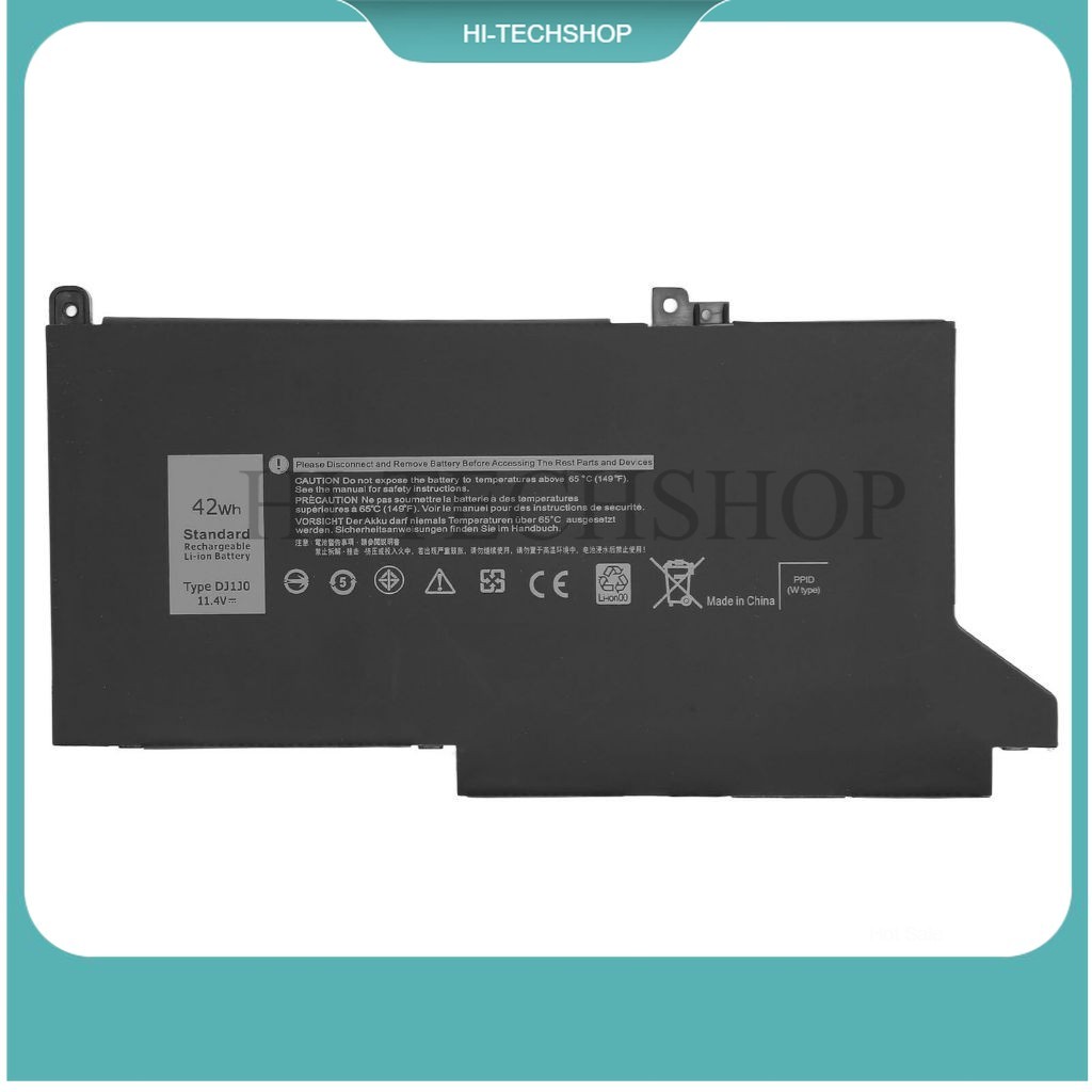 ⭐ ⭐ [Mới] Pin laptop Dell Latitude 7280 7290 7380 7390 DJ1J0 42Wh