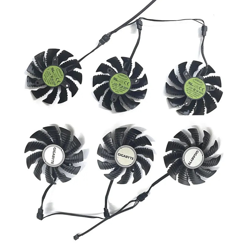 82MM 4PIN T128015SU Dành Cho GIGABYTE GeForce RTX 2070 2080 Siêu RTX2070 RTX2080 Quạt Đồ Họa