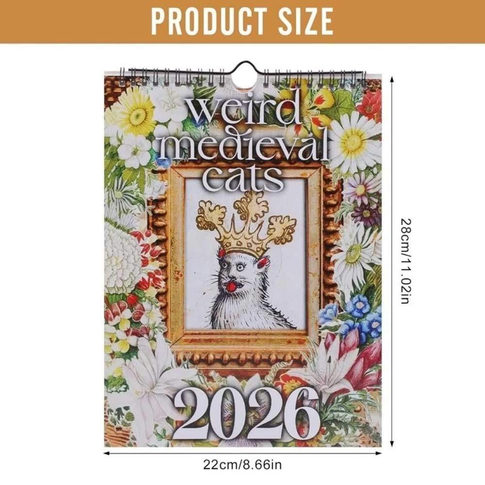 2026 Cat Calendar For Cat Lovers Funny Cats Calendar