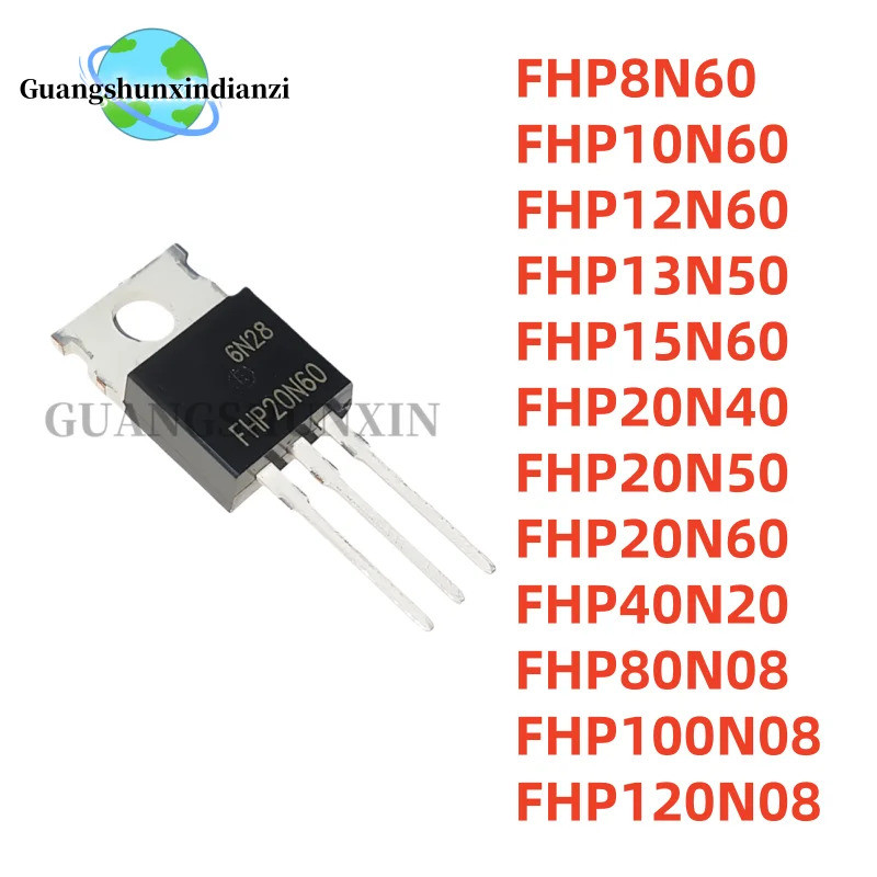 5 Chiếc FHP8N60 FHP10N60 FHP12N60 FHP13N50 FHP15N60 FHP20N40 FHP20N50 FHP20N60 FHP40N20 FHP80N08 FHP