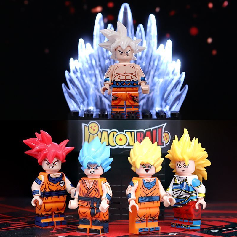 2025 Sản Phẩm Mới Tương Thích Lego Vegeta Super Saiyan 4 Dragon Ball GT Akira Toriyama Khối Xây Dựng