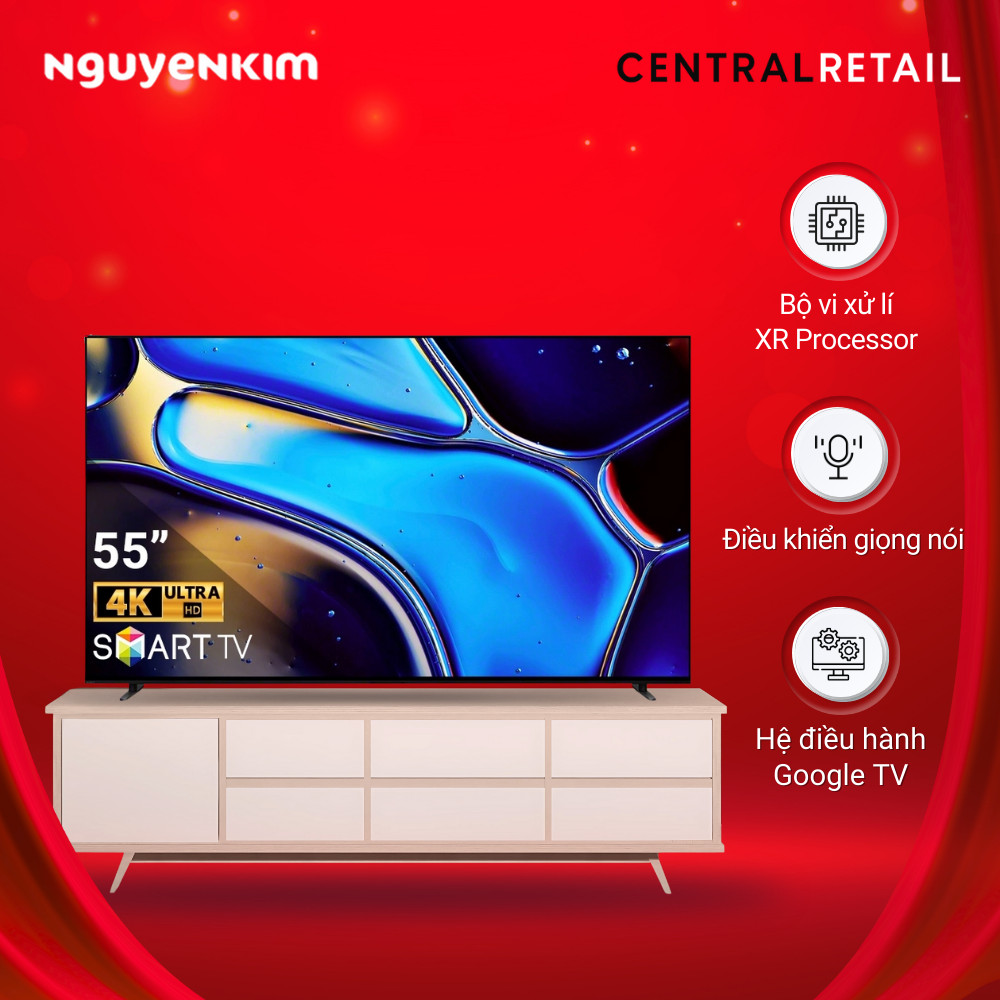 BRAVIA 8 Tivi OLED Sony 55 inch K-55XR80