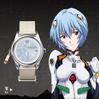 Chính hãng EVANGELION EVANGELION EVANGELION Kế hoạch hoàn thành thời gian Dòng đồng hồ đeo tay Hộp bí ẩn Phim cùng phong cách