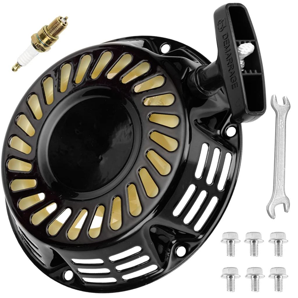 Fvrito Kéo giật Khởi động Bugi cho 196cc 5.5hp 6.5hp Coleman BT200X CT200U Trail CT200U-EX Motovox M