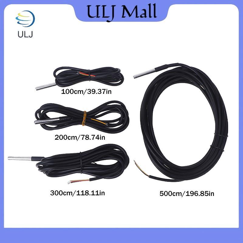ULJ 1 CÁI DS18B20 Đầu dò nhiệt độ sợi chống nước Cảm biến nhiệt độ Thép không gỉ cho Arduino.