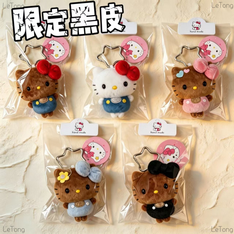 Hạn Chế Nhất Da Đen Hello Kitty Mặt Dây Chuyền Phong Cách Hawaii Màu Lúa Mì Kitty Tất Cả Trận Đấu Tú