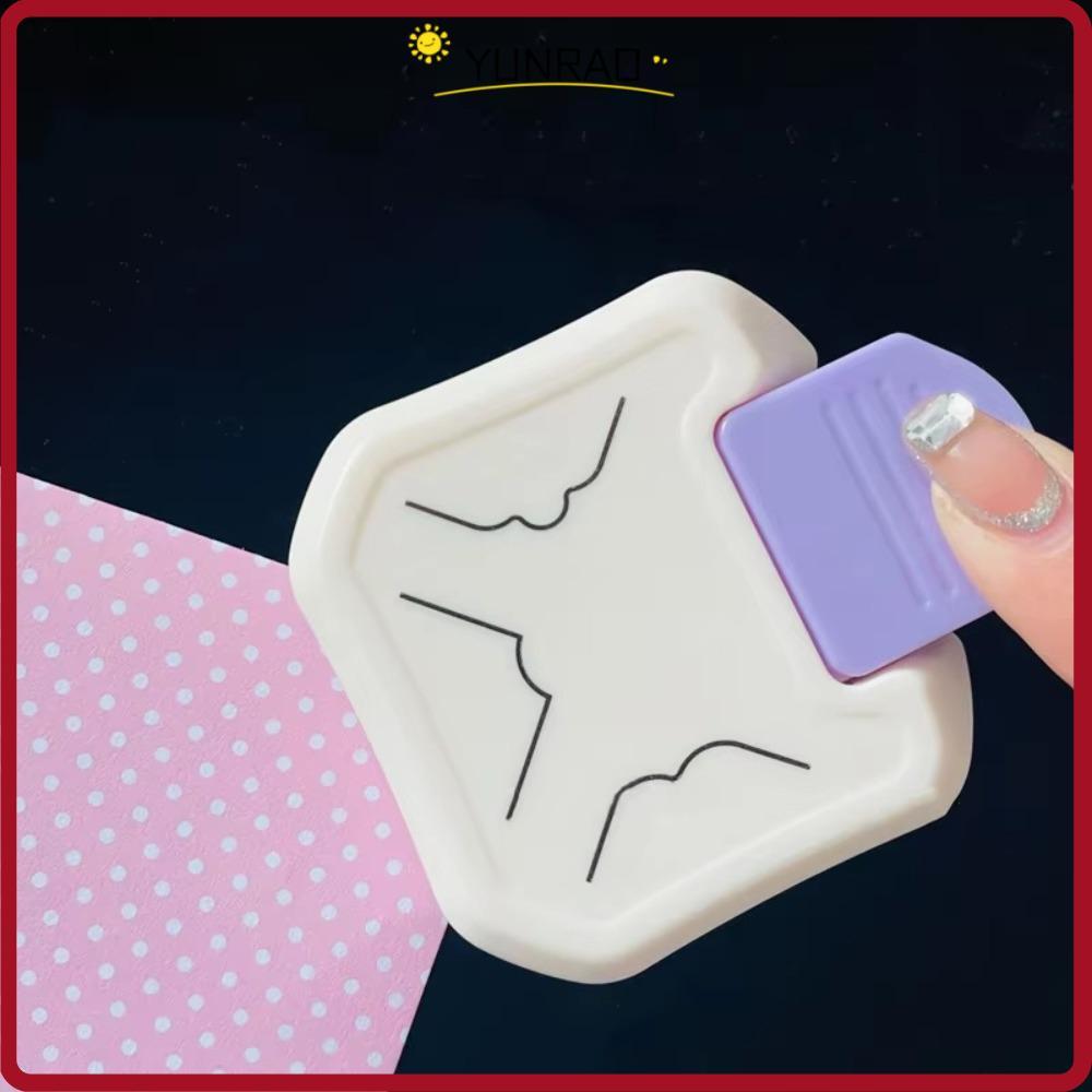 YUNRAO Tag Punch Corner Rounder, Scrapbookin Photo Cards Design Cutter Paper, Dụng cụ cắt 3 trong 1 