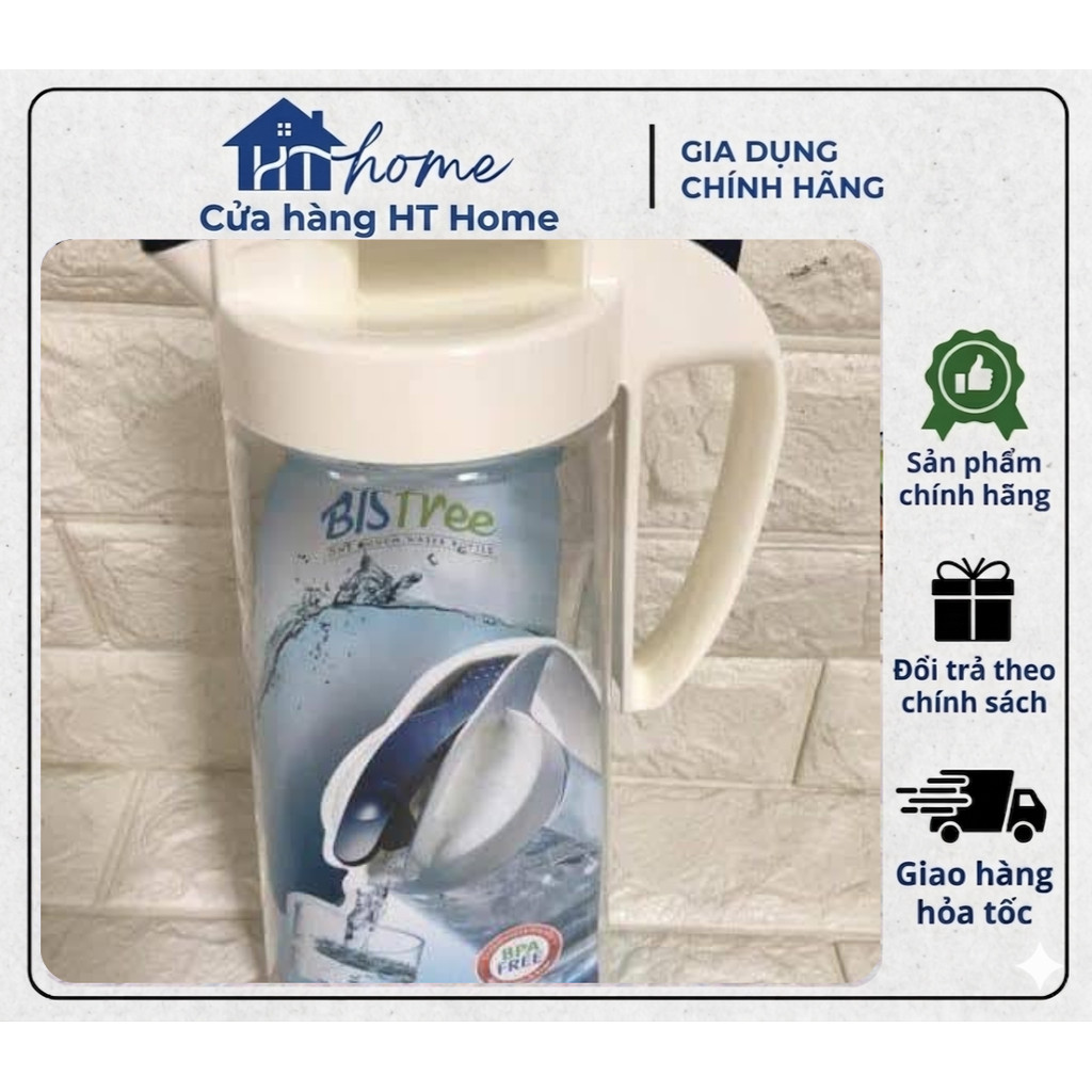 Bình Nước LocknLock Nhựa Tritan Bisfree One Touch Dung Tích 1.6L/2L ABF631 ABF632
