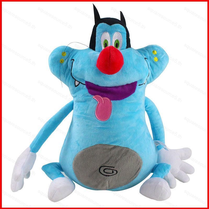 SQ5 37CM Oggy et les cafards Hoạt Hình Đồ Chơi Nhồi Bông Mặt Dây Chuyền anime Đồ Chơi Mềm Dễ Thương 