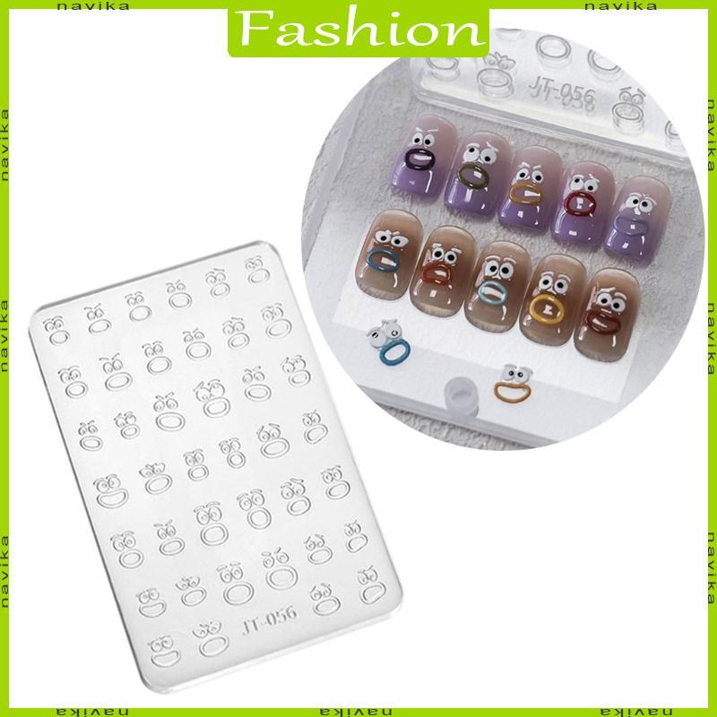 NA Nail Art Mold UV Epoxy Resin Keo Khuôn Silicon Bướm Dập Nổi Trang Trí