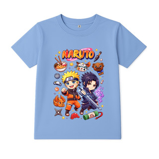 Áo Thun Trẻ Em NARUTO CHIBI, Chất Poly Thái , Có Size Lớn Từ 7-95kg, Nhiều Màu Áo, Size To Nhắn Shop, ANAMKIDS