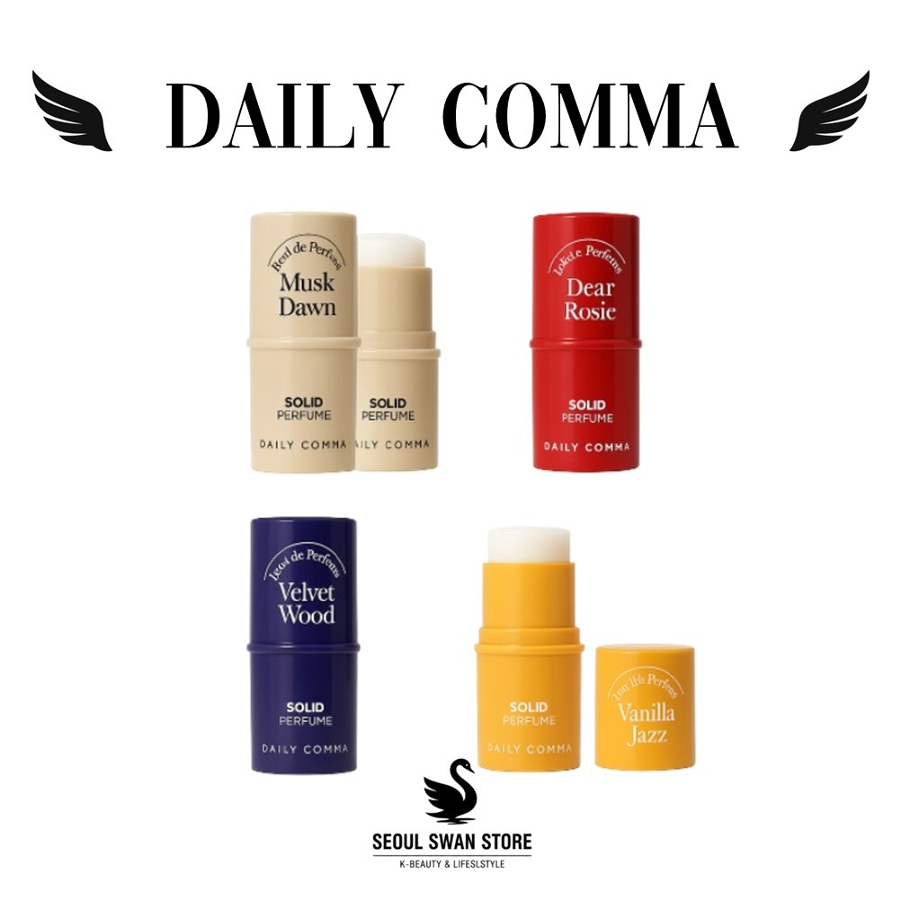 Sáp Thơm Daily Comma Bello De 4.7g | Hương Musk Dawn & Dear Rosie / Hương Velvet Wood & Vanilla Jazz