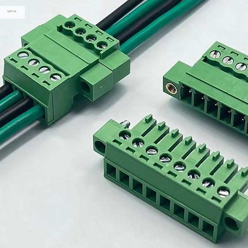 [ZTHOME] 1 Bộ 15EDGWC Pitch 3,81mm 2P / 3P / 4P / 5P / 6P / 8P / 9P / 10P Đầu nối khối đầu cuối có t