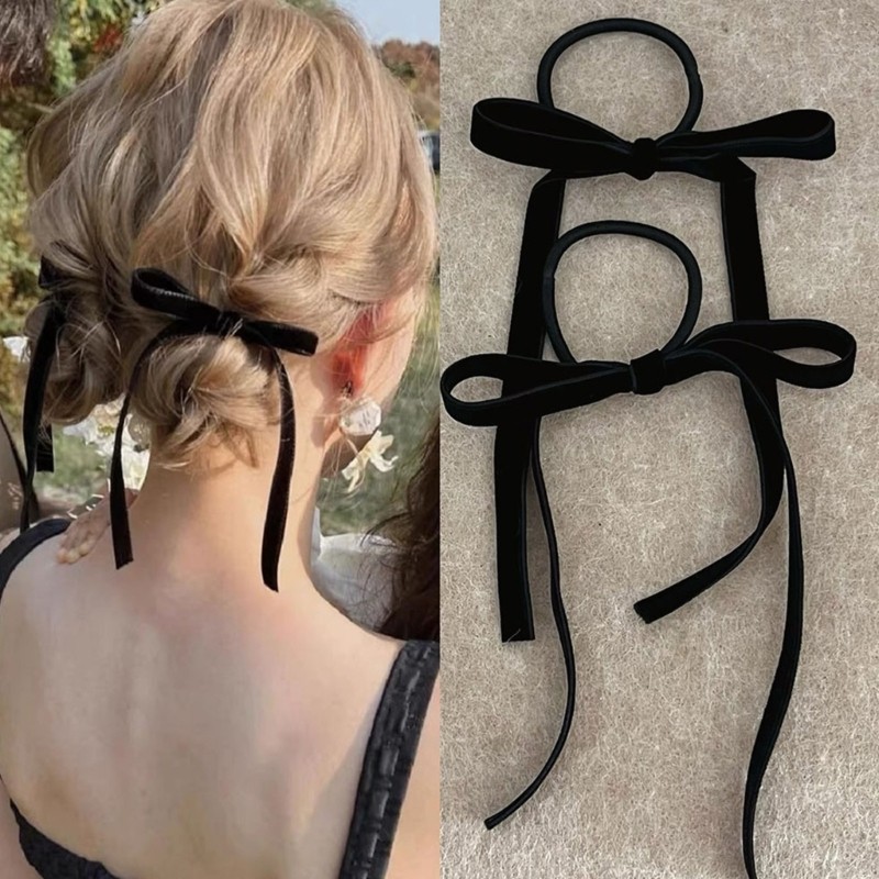 WELL Barrette Haipin Nơ Thanh Lịch Bên Kẹp Tóc Giáng Sinh Barrette