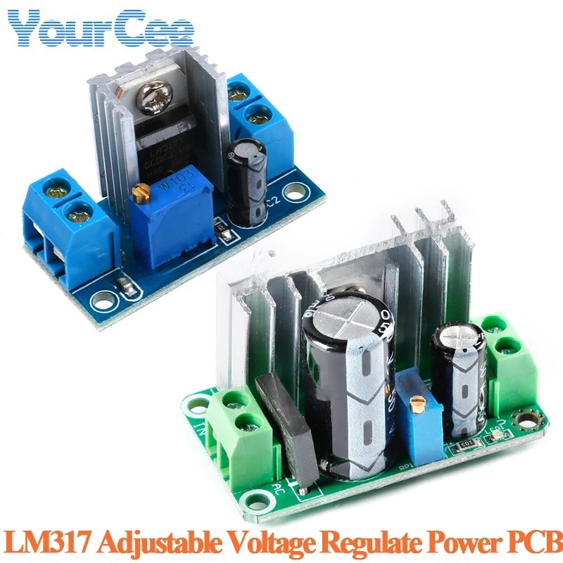 LM317 DC-DC Bộ chuyển đổi Buck Step Down Bảng mạch Mô-đun Bộ điều chỉnh tuyến tính LM317 Bộ điều chỉ
