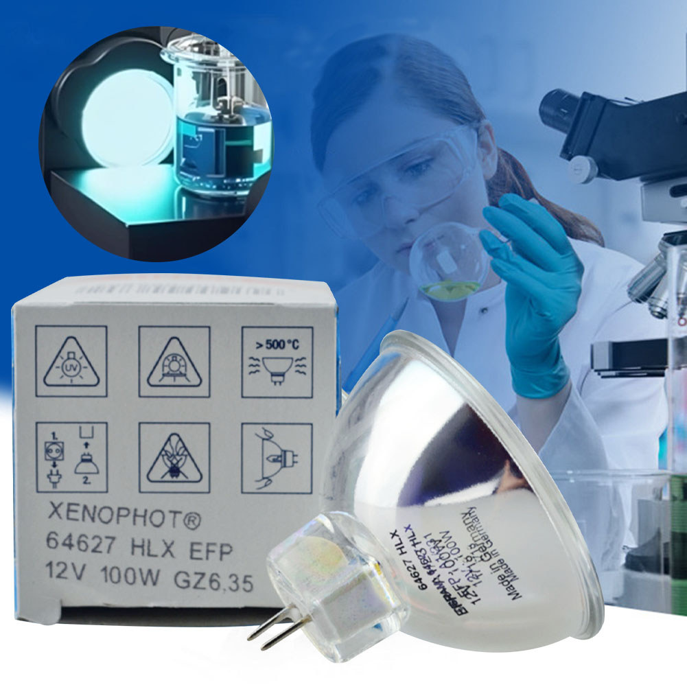 12V 100W KZ6.35 Bóng đèn halogen Nội soi Nguồn sáng ổn định Đầu ra 12V 100W cho độ sáng nhất quán. P