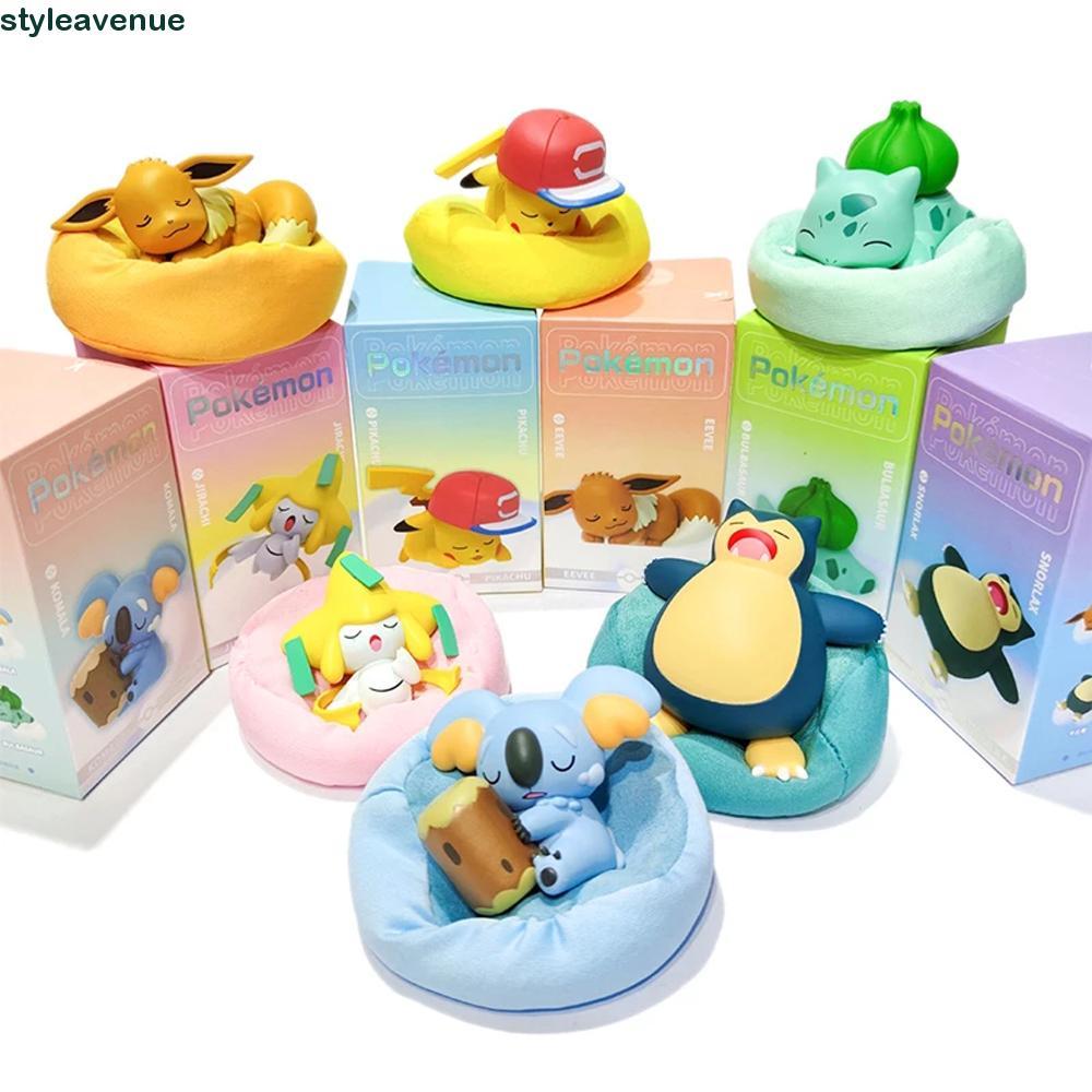 STYLEAVENUE Pokemon Starry Dream Series Đồ chơi mô hình có đế sang trọng Eevee Snorlax Bulbasaur Mô 