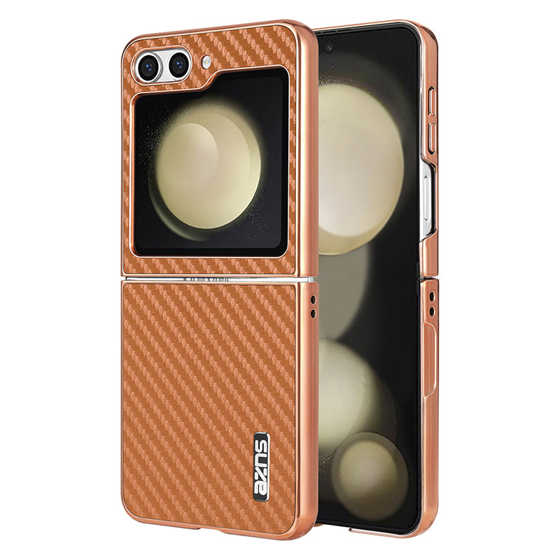 Ốp điện thoại bằng sợi carbon trọng lượng nhẹ cho Samsung Galaxy Z Flip 7 FE cover Vỏ chống nứt Gala