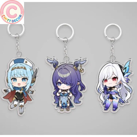 Genshin Impact Acrylic Keychain - Ineffa, Lauma, Skirk - chit