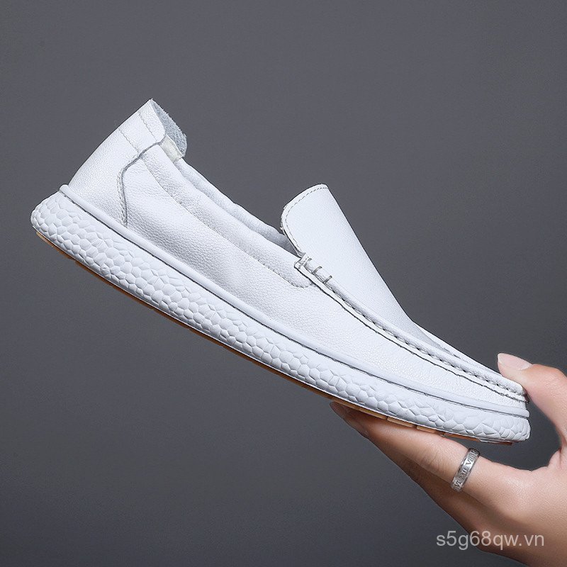 Giày lái xe thông thường bằng da thật Hokkien