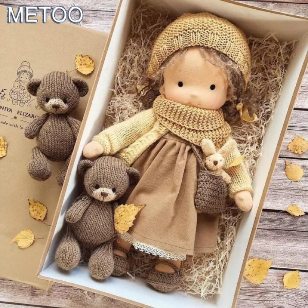 MT Waldorf Handmade Mini Dress Up Búp Bê Dễ Thương Mềm Nhồi Bông Sang Trọng Đồ Chơi Trẻ Em Sinh Nhật