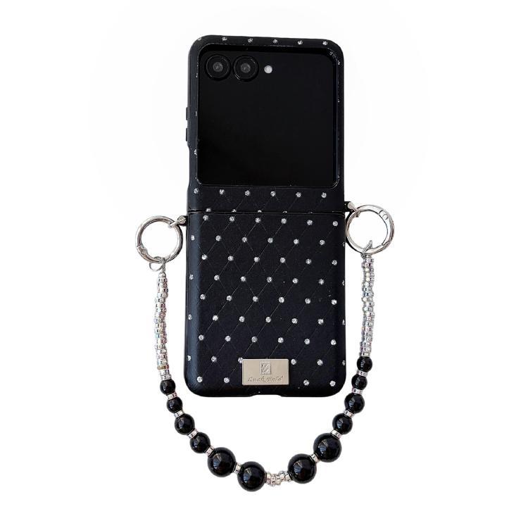 Để giao hàng Vỏ điện thoại kẹp bên có họa tiết kim cương phong cách có vòng đeo tay cho Motorola Raz