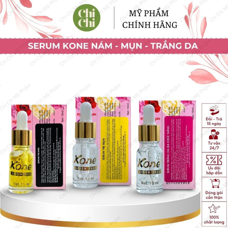 Serum Kones Thái Lan Dưỡng Da Đều Màu Mờ Đốm Nâu Cải Thiện Nám Tàn Nhang Se Khít Lỗ Chân Lông Phục H