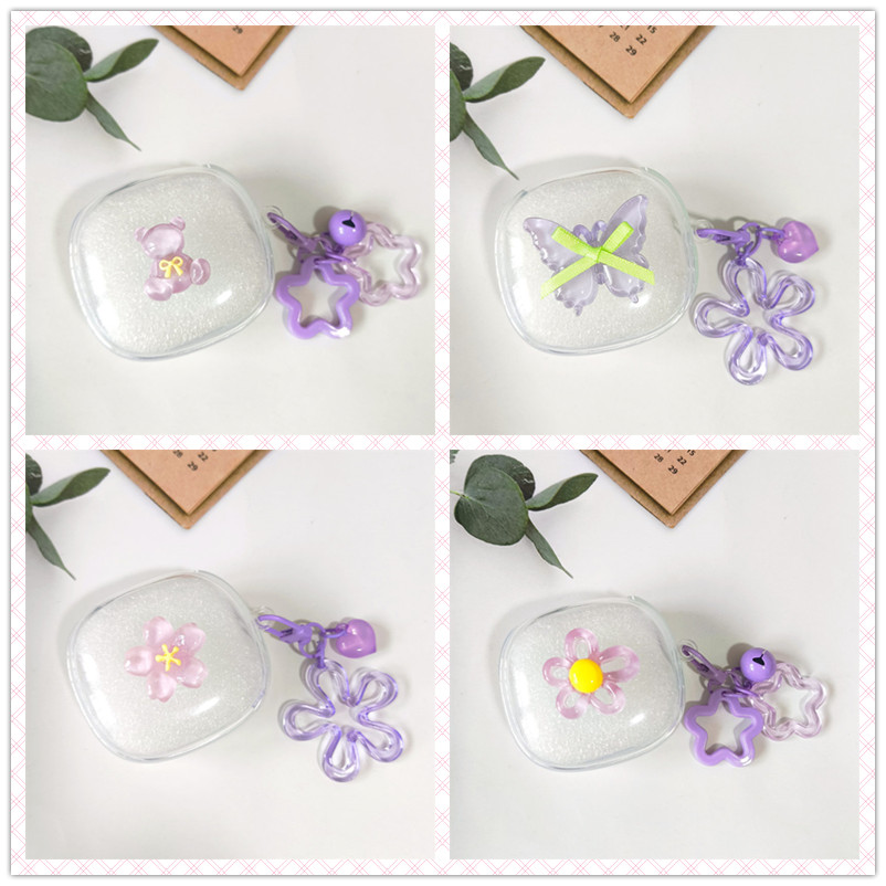 Ốp lưng hình hoa dễ thương cho Redmi Buds 8 Active / 8 Lite / 8 Pro Buds 6 Play / Buds 6 Active / Bu