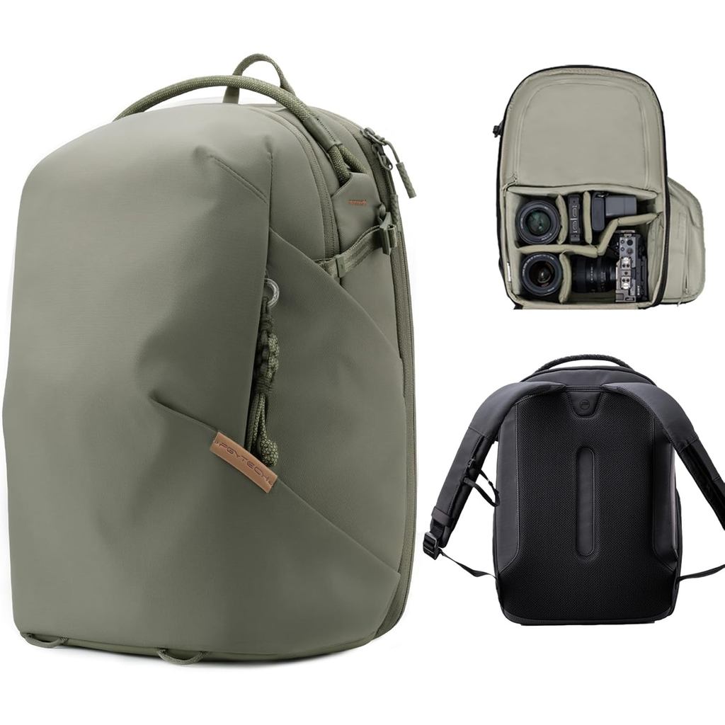 Ba lô máy ảnh PGYTECH OneGo Lite 22L DSLR / Túi không gương lật cho Sony / Canon, Gói chụp ảnh cho m