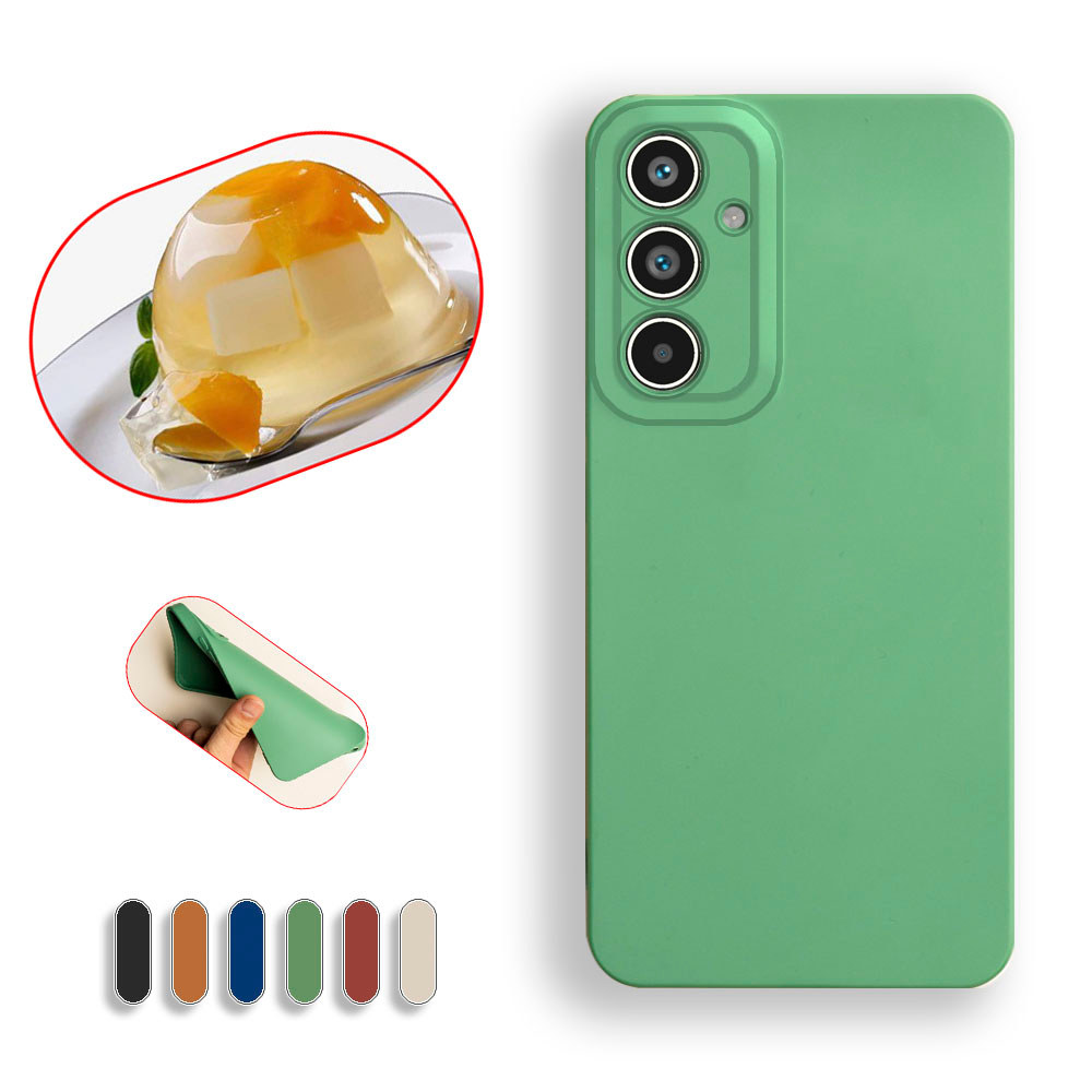 Ốp Lưng Thạch Lỏng Cho Samsung Galaxy A25 A35 A55 A15 5G 4G SM-A156 A155 A556 A356 A256 Da Mềm TPU S