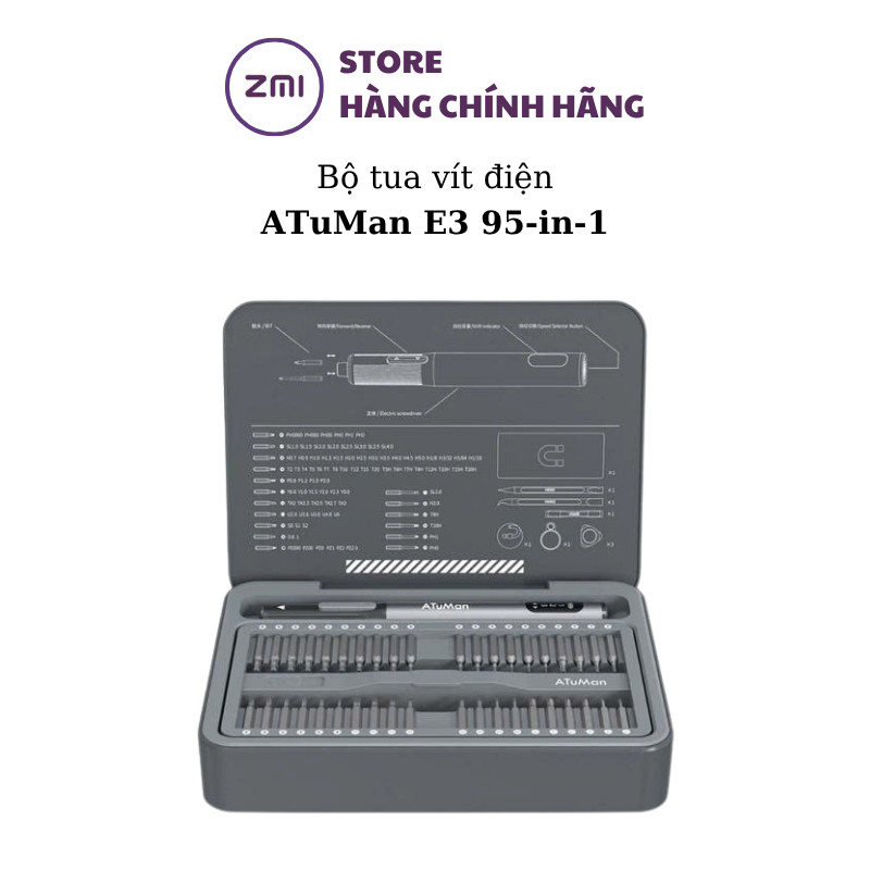 Bộ tua vít điện ATuMan E3 95-in-1 - Shop zmistore