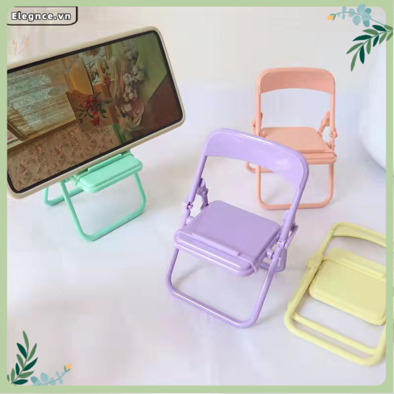 【Elevn】Ghế gấp để bàn kiêm giá đỡ điện thoại di động ghế đẩu trang trí xinh xắn | BigBuy360 - bigbuy360.vn