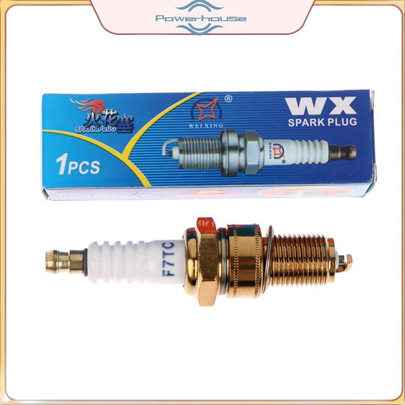POWER Spark Plug F7TC cho máy phát điện Máy cắt cỏ Máy kéo Máy bơm nước Rototiller Go Kart Farm Phụ 