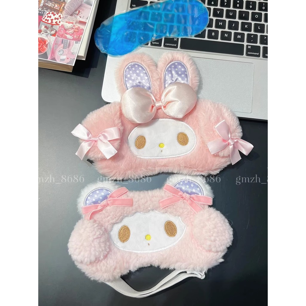 Miễn phí vận chuyển] Thỏ hồng dễ thương Lamb Girl Heart Furry Cartoon Plus Eye Mask Girl Sleeping Sh