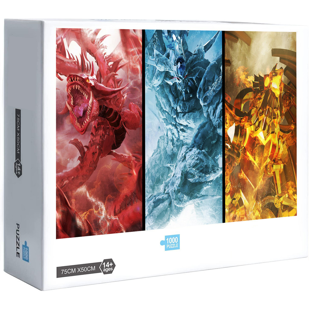 Yu-Gi-Oh mới Osiris the Sky Dragon 300 500 1000 Miếng Ghép Hình Trò Chơi Trang Trí Nhà Cửa T