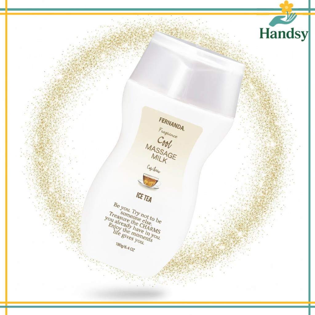 Fernanda Fragrance Cool Massage Milk 180ml - Peach, Iced Tea, Maria Regale, Summer Lotion, From Japa