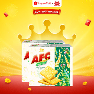   VC 15%  Hộp Bánh Quy Dinh Dưỡng AFC Tết 2026 Vị Rau 279.5g  Combo 2  