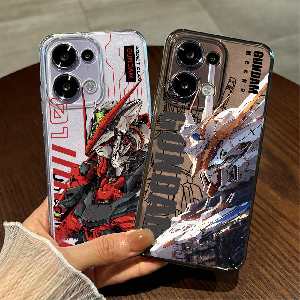 Oppo A6 Pro A5 Reno14 F 13F 12F Reno 15 Realme 15 / 14 GT 7 Pro Gundam Mobile the Suit Slim Soft Pho