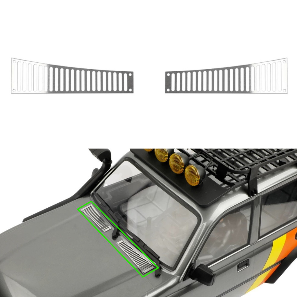 Bảng trang trí tản nhiệt bằng kim loại cho xe bánh xích RC 1 / 10 FMS FCX10 LC80