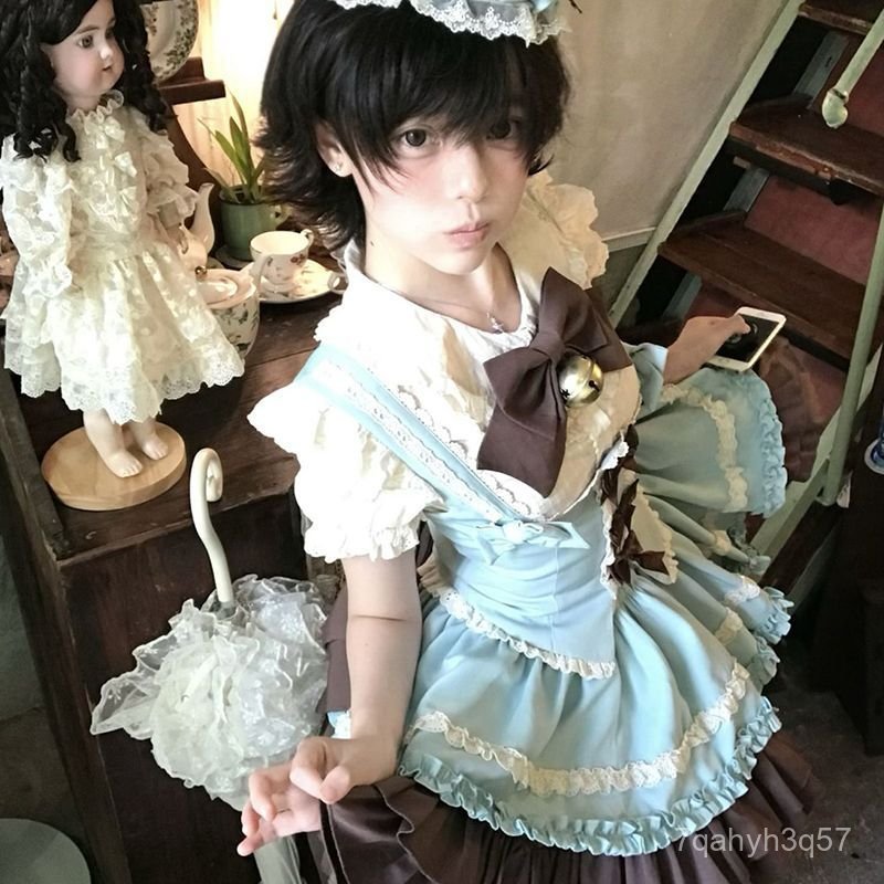 Kiểu dáng mỏng, ngắn và dễ thương dành cho chó. Lolita Váy jsk lolita doll Váy công chúa dễ thương l
