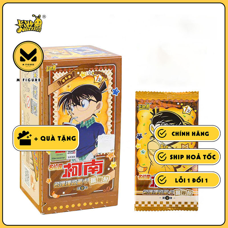THẺ BÀI Detective Conan Vol. 2- Cards Collection (Kayou) PACK CARD CHÍNH HÃNG