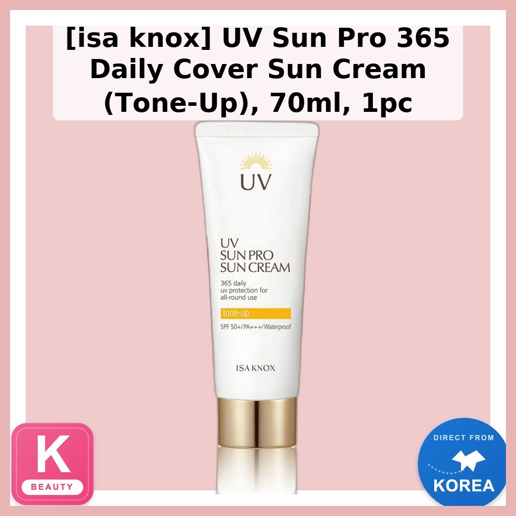 [isa knox] Kem chống nắng UV Sun Pro 365 Daily Cover (Tone-Up), 70ml, 1pc / Kem chống nắng Hàn Quốc 