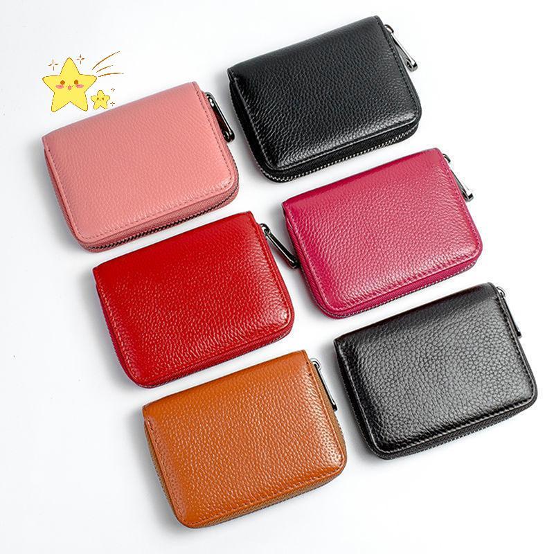 [JBTH] 20 Detents Cards Holders PU Business Bank Credit Bus ID Card Holder Cover Coin Pouch Ví chống
