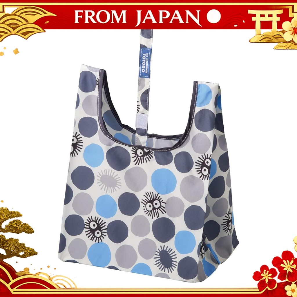 Marushin Mini Eco Bag Ghibli My Neighbor Totoro Crossuke Pattern Cute Goods Approximately H33 x W25 