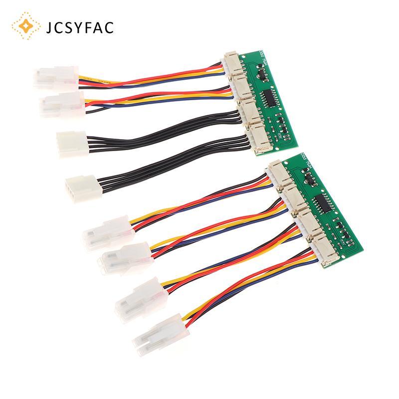 Bộ mô phỏng quạt 4 chân vuông 4 trong 1 JCSYFAC 12V đặc biệt dành cho Antminer S21 S19kpro T21 KS5 K