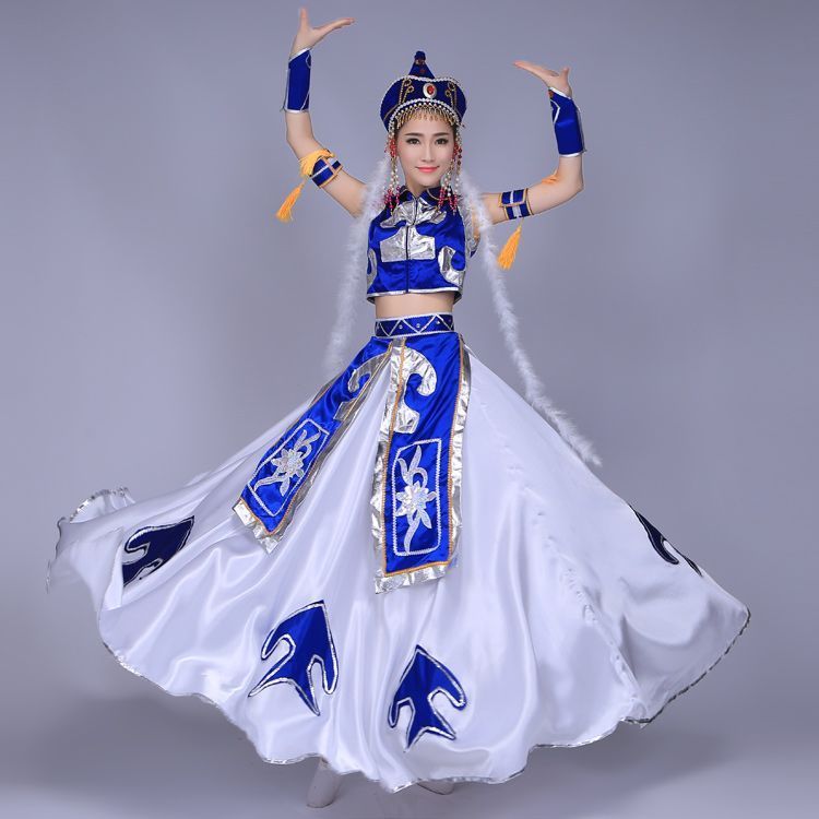Dân Tộc Thiểu Số Trang Phục Mông Cổ Trang Phục Mông Cổ Trang Phục Trình Diễn Trang Phục Khiêu Vũ Nữ 