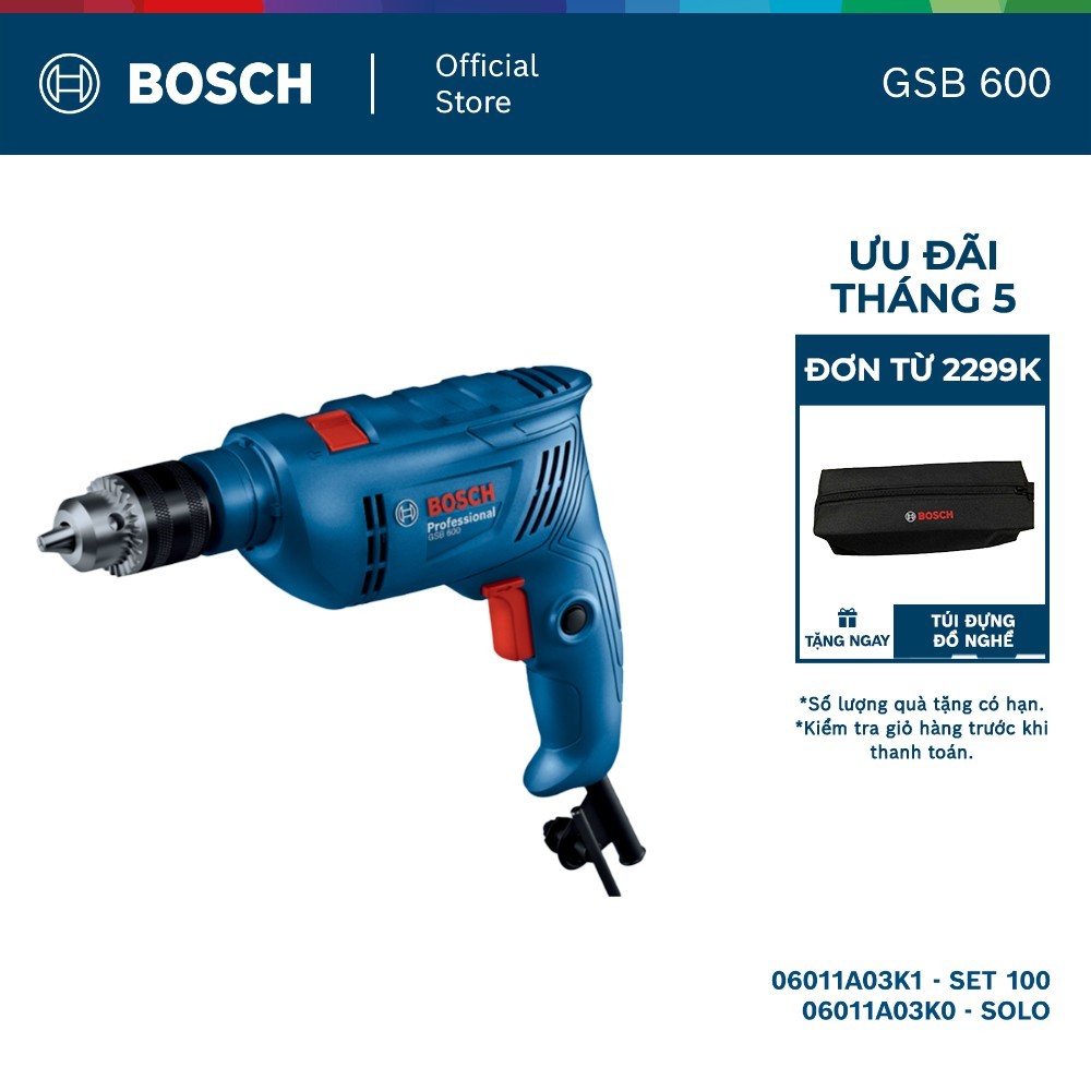 Máy khoan động lực Bosch GSB 600