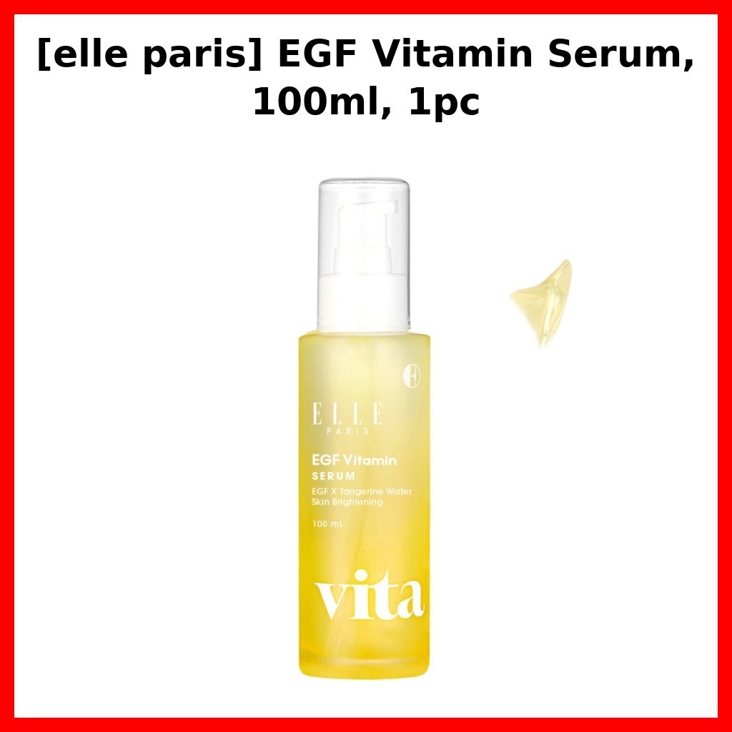[Elle paris] EGF Vitamin Serum, 100ml, 1pc / Serum EGF Hàn Quốc / Da rạng rỡ / 100% Authentic by K-B
